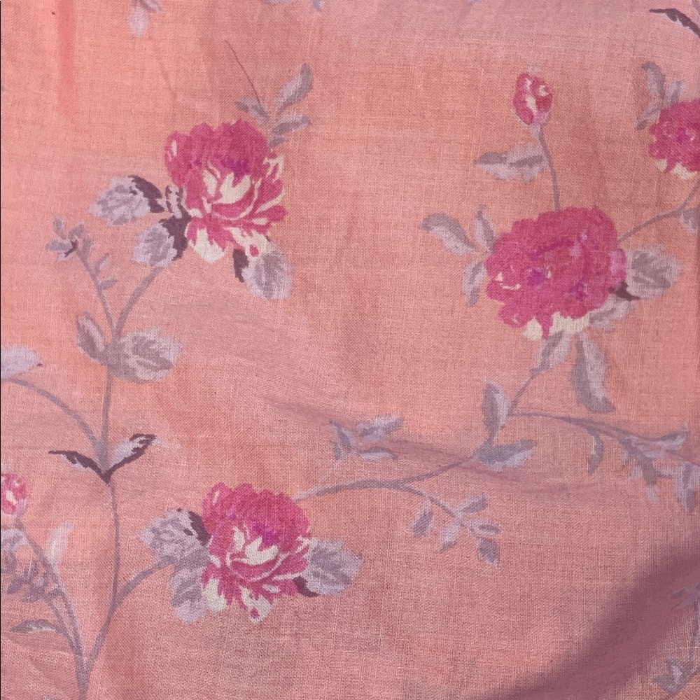 LoveShackFancy x Target Simone Smocked Tiered Floral Midi Dress Pink Sz M - Picture 11 of 15